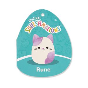 5-Inch Rune White Velvet Cat