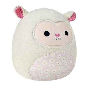 14-Inch Sophie the Cream Lamb with Daisy Flower Belly