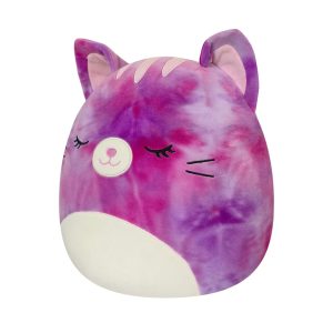 14-Inch Caeli the Purple Tie-Dye Tabby Cat