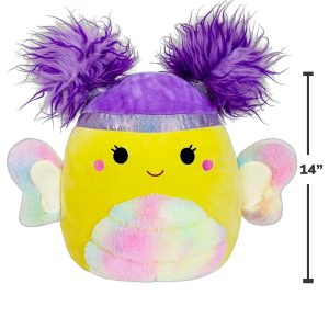 14-Inch Squish-Doos Posey the Yellow Butterfly